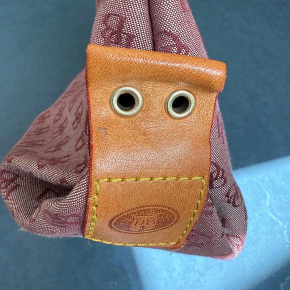 Dooney & Bourke Pink and Tan Satchel Bag - Picture 8 of 14